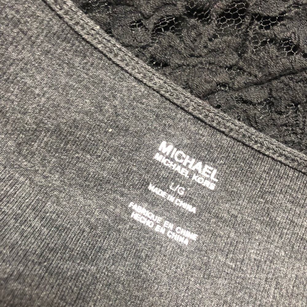 Michael Kors Sequence Gray Top Large - image 6